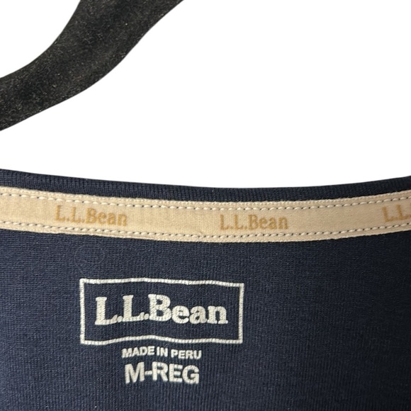 L.L..Bean Women tunic,loungewear,sleepdress,PJ, Blue,
Raglan sleeve,knee length - Picture 3 of 11